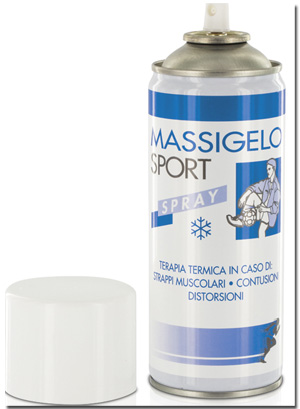 GHIACCIO ISTANTANEO MASSIGELO SPORT BOMBOLETTA SPRAY 400ML - Farmacianumberone.it