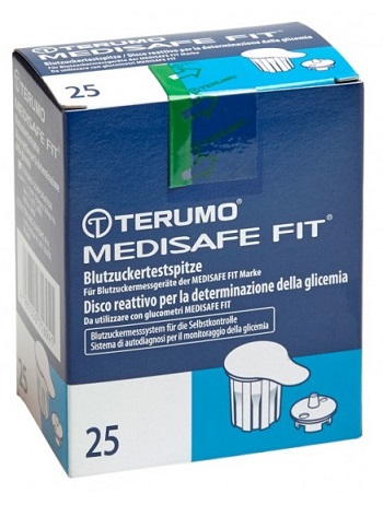 DISCO PER LA DETERMINAZIONE DELLA GLICEMIA MEDISAFE FIT 25 PEZZI - Farmacianumberone.it
