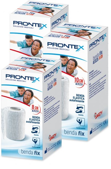 BENDA ELASTICA PRONTEX FIX AUTOFISSANTE 12 CM DI ALTEZZA PER4 METRI IN ESTENSIONE 1 PEZZO - Farmacianumberone.it