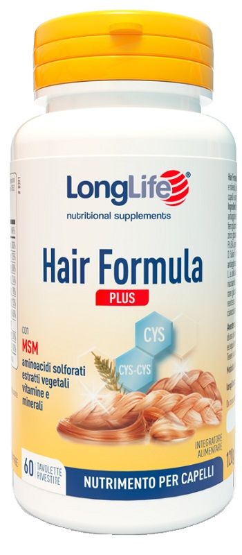 LONGLIFE HAIR FORMULA PLUS 60 TAVOLETTE - Farmacianumberone.it