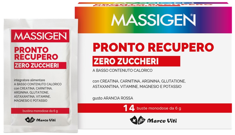 MASSIGEN PRONTO RECUPERO ZERO ZUCCHERI 14 BUSTINE - Farmacianumberone.it