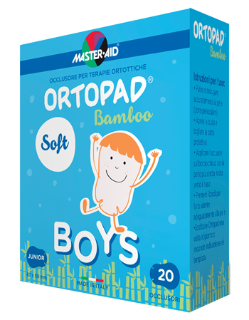 CEROTTO OCULARE PER ORTOTTICA ORTOPAD SOFT BOYS JUNIOR 20 PEZZI - Farmacianumberone.it