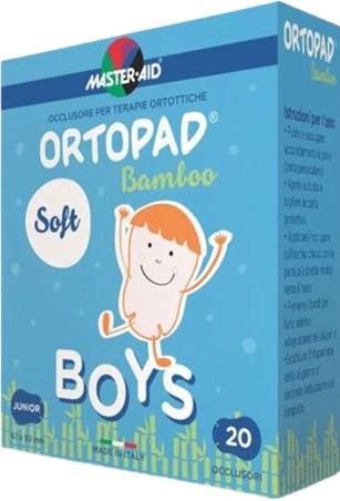 CEROTTO OCULARE PER ORTOTTICA ORTOPAD SOFT BOYS REGULAR 20 PEZZI - Farmacianumberone.it