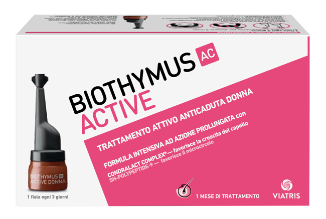 BIOTHYMUS AC ACTIVE TRATTAMENTO ATTIVO ANTICADUTA DONNA 10 FIALE - Farmacianumberone.it