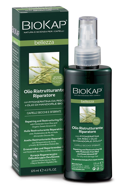 BIOKAP BELLEZZA OLIO RISTRUTTURANTE RIPARATORE 125 ML BIOSLINE - Farmacianumberone.it