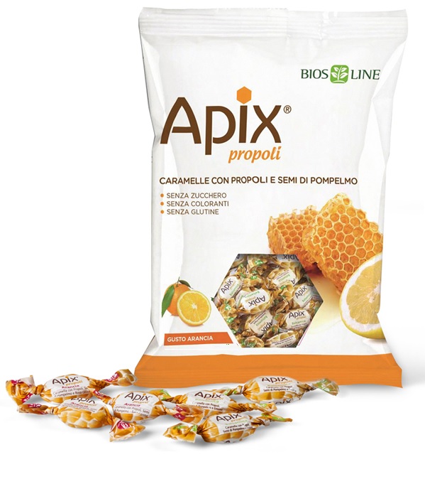 APIX PROPOLI CARAMELLA ARANCIA 50 G - Farmacianumberone.it
