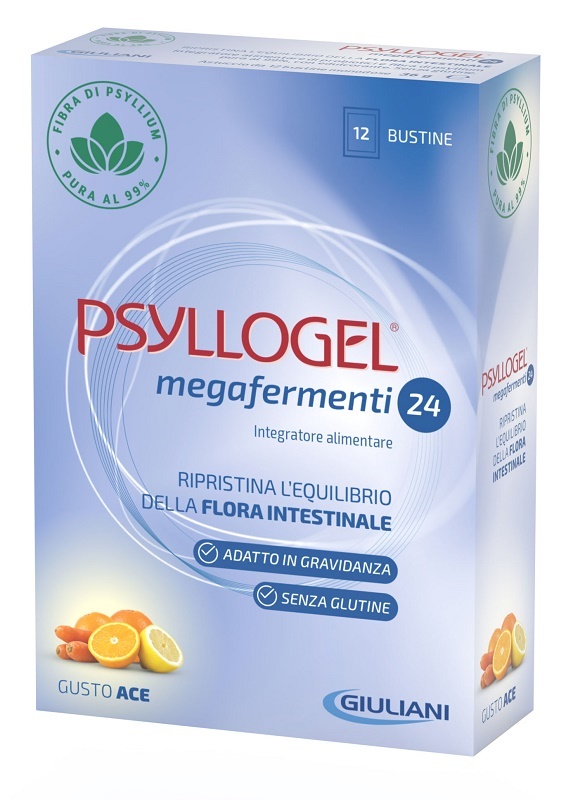PSYLLOGEL MEGAFERMENTI 24 ACE 12 BUSTE 3 G - Farmacianumberone.it