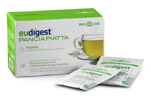 BIOSLINE EUDIGEST TISANA DOPOPASTO 20 BUSTE 40 G - Farmacianumberone.it