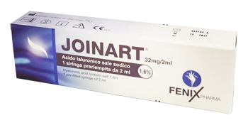 SIRINGA INTRA-ARTICOLARE JOINART ACIDO IALURONICO 1,6% 2 ML 3 PEZZI - Farmacianumberone.it