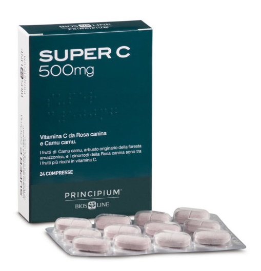 PRINCIPIUM SUPER C 500 24 COMPRESSE 24,2 G - Farmacianumberone.it