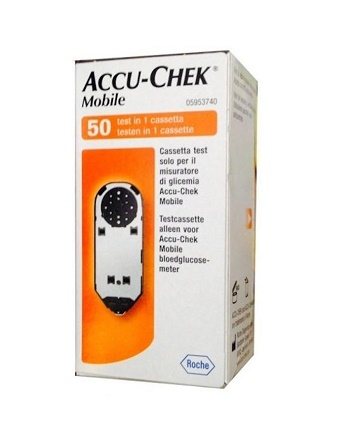 STRISCE MISURAZIONE GLICEMIA ACCU-CHEK MOBILE 50 TEST MIC 2 - Farmacianumberone.it