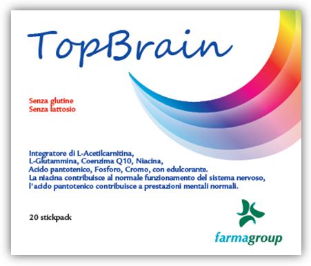 TOPBRAIN 20 STICK 4,5 G - Farmacianumberone.it