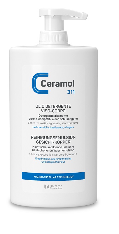CERAMOL 311 OLIO DETERGENTE VISO/CORPO 400 ML - Farmacianumberone.it