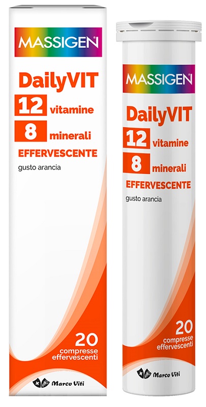 DAILYVIT+ 12 VITAMINE 8 MINERALI EFFERVESCENTE 20 COMPRESSE - Farmacianumberone.it