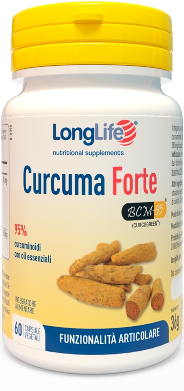 LONGLIFE CURCUMA FORTE 60 CAPSULE VEGETALI - Farmacianumberone.it