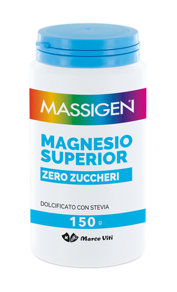 MASSIGEN MAGNESIO SUPERIOR ZERO ZUCCHERI 150 G - Farmacianumberone.it