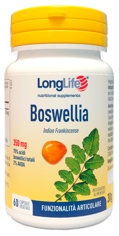 LONGLIFE BOSWELLIA 60 CAPSULE VEGETALI - Farmacianumberone.it
