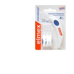 ELMEX INTERDENTAL SCOVOLINO INTERDENTALE 4 MM 6 TESTINE + MANICO - Farmacianumberone.it