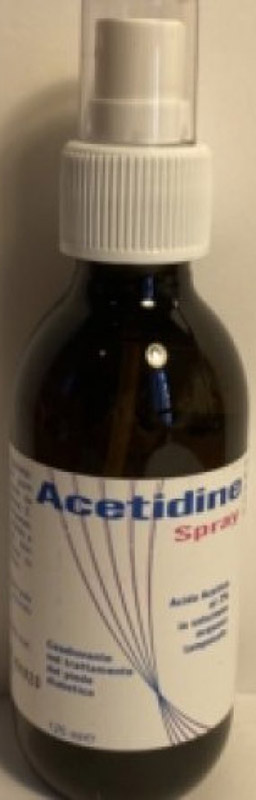LOZIONE ALL'ACIDO ACETICO 2% IGIENIZZANTE ACETIDINE SPRAY DA125ML - Farmacianumberone.it