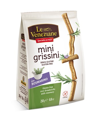 LE VENEZIANE MINI GRISSINI ROSMARINO 250 G - Farmacianumberone.it