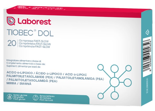 TIOBEC DOL 20 COMPRESSE DA 1455 MG - Farmacianumberone.it