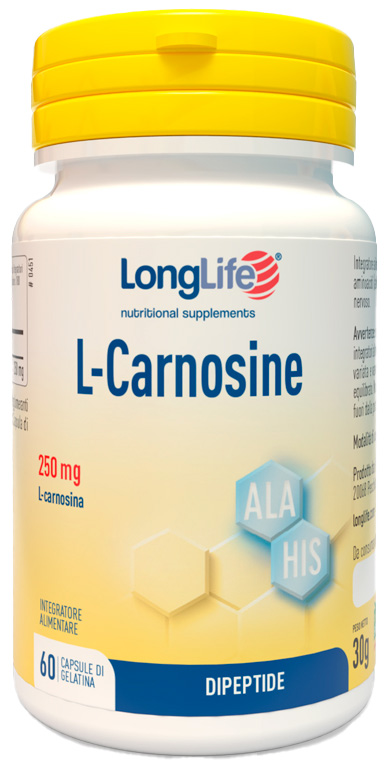 LONGLIFE L-CARNOSINE 60 CAPSULE - Farmacianumberone.it