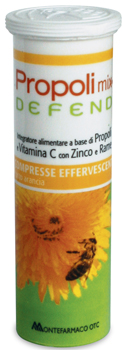PROPOLI MIX DEFEND 10 COMPRESSE EFFERVESCENTI GUSTO ARANCIA - Farmacianumberone.it