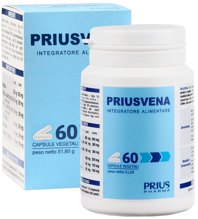 PRIUSVENA 60 CAPSULE - Farmacianumberone.it