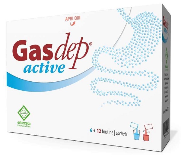 GASDEP ACTIVE 6+12 BUSTINE - Farmacianumberone.it