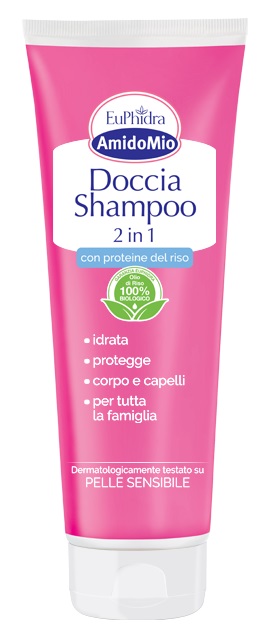 EUPHIDRA AMIDOMIO DOCCIA SHAMPOO 2 IN 1 250 ML - Farmacianumberone.it