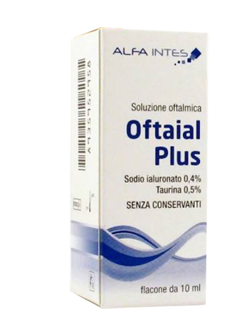 SOLUZIONE OFTALMICA OFTAIAL PLUS ACIDO IALURONICO 0,4% E TAURINA 10ML - Farmacianumberone.it