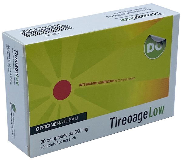 TIREOAGE LOW 30 COMPRESSE 850 MG - Farmacianumberone.it