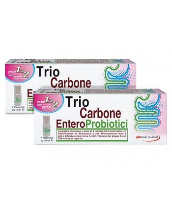 TRIOCARBONE ENTEROPROBIOTICI 7 FLACONCINI X 10 ML - Farmacianumberone.it
