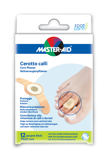 MASTER-AID CEROTTO CALLIFUGO FOOT CARE 71X22 MM 12 PEZZI - Farmacianumberone.it