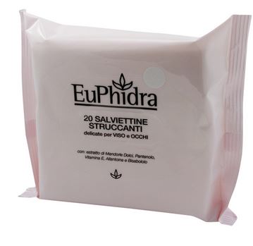EUPHIDRA SALVIETTINE STRUCCANTI 20 PEZZI - Farmacianumberone.it