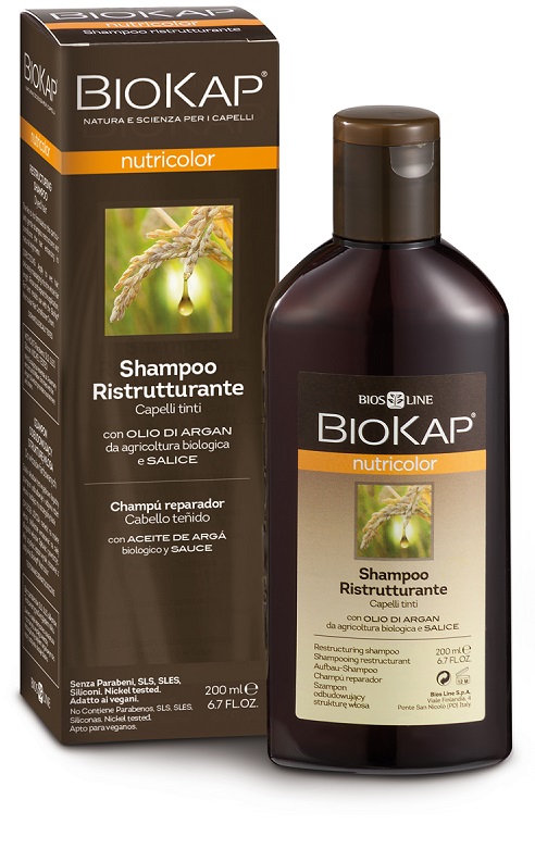 BIOKAP NUTRICOLOR SHAMPOO RISTRUTTURANTE 200 ML - Farmacianumberone.it