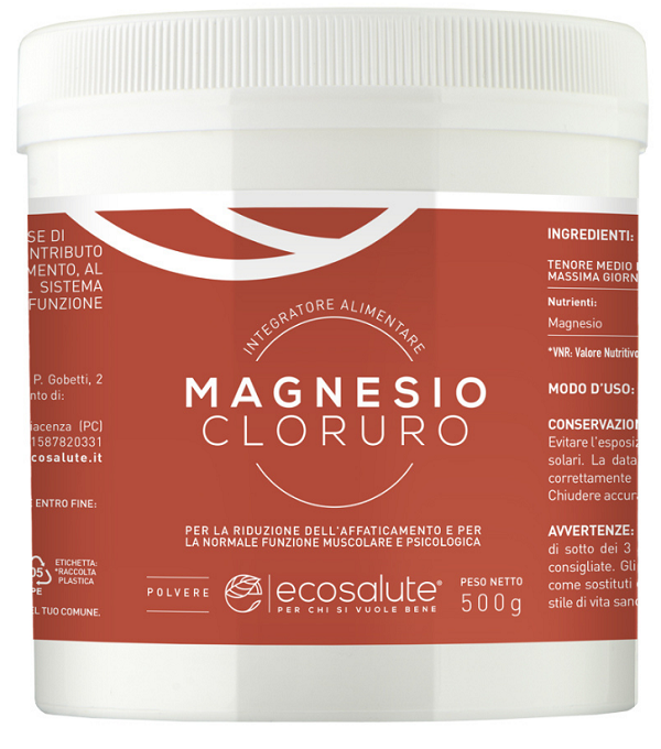 MAGNESIO CLORURO POLVERE 500 G - Farmacianumberone.it