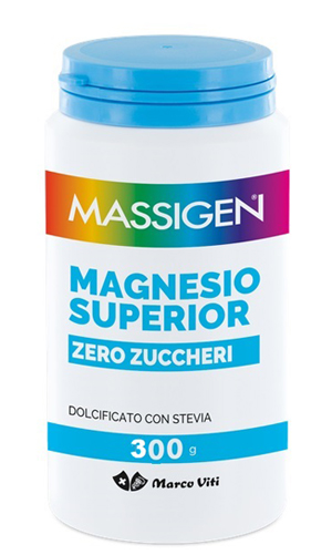 MASSIGEN MAGNESIO SUPERIOR ZERO ZUCCHERI 300 G - Farmacianumberone.it