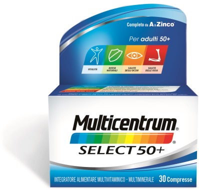 MULTICENTRUM SELECT 50+ 30 COMPRESSE - Farmacianumberone.it