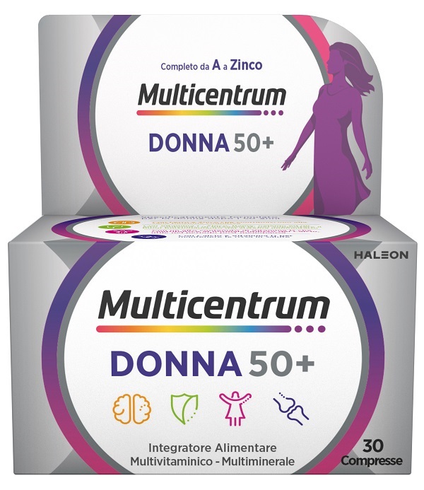 MULTICENTRUM DONNA 50+ 30 COMPRESSE - Farmacianumberone.it
