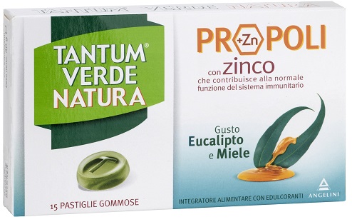 TANTUM VERDE NATURA PASTIGLIE GOMMOSE EUCALIPTO & MIELE 30 G - Farmacianumberone.it