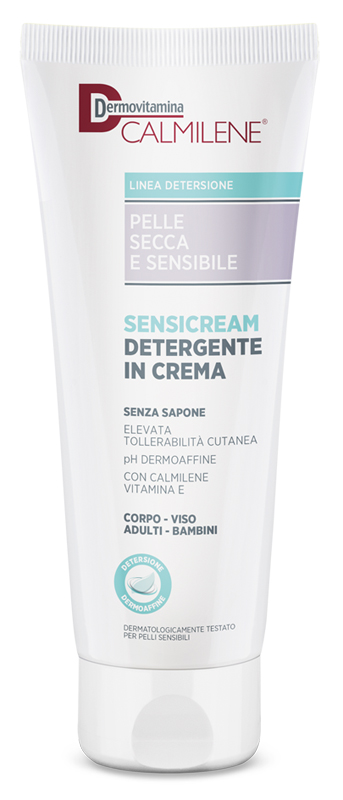 DERMOVITAMINA CALMILENE SENSICREAM DETERGENTE IN CREMA SENZA SAPONE PER PELLE SECCA E SENSIBILE 250 ML - Farmacianumberone.it