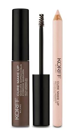 KORFF CURE MAKE UP KIT SOPRACCIGLIA CON MASCARA SOPRACCIGLIA 01 + MATITA ILLUMINANTE 01 - Farmacianumberone.it