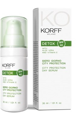 KORFF DETOX SIERO GIORNO CITY PROT SPF 40 30 ML - Farmacianumberone.it