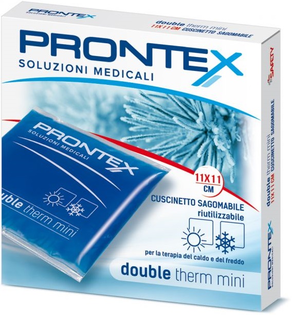 PRONTEX CUSCINETTO IN GEL RIUTILIZZABILE DOUBLE THERM 11X11CM - Farmacianumberone.it