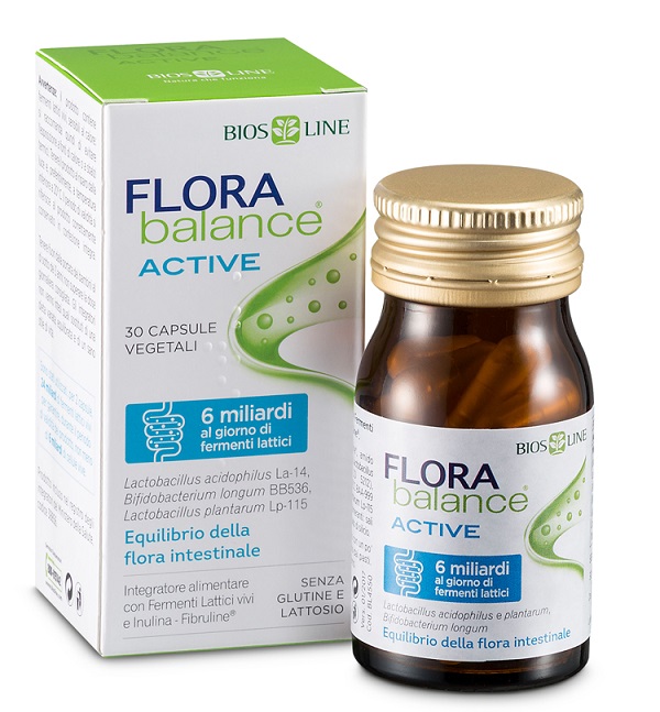 BIOSLINE FLORABALANCE ACTIVE 30 CAPSULE VEGETALI - Farmacianumberone.it
