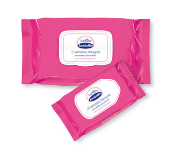 EUPHIDRA AMIDOMIO SALVIETTE UMIDIFICATE 72 PEZZI - Farmacianumberone.it