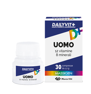 DAILYVIT+ UOMO MULTIVITAMINICO E MULTIMINERALE 30 COMPRESSE RIVESTITE - Farmacianumberone.it