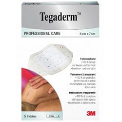 TEGADERM MEDICAZIONE IMPERMEABILE TRASPARENTE 5 PEZZI 6X7 CM - Farmacianumberone.it