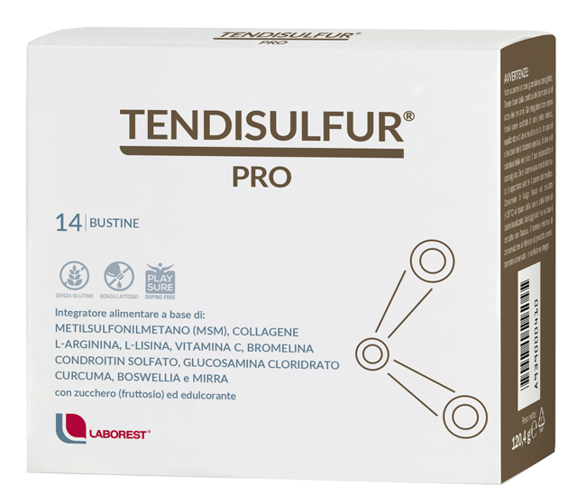 TENDISULFUR PRO 14 BUSTINE DA 8,6G - Farmacianumberone.it